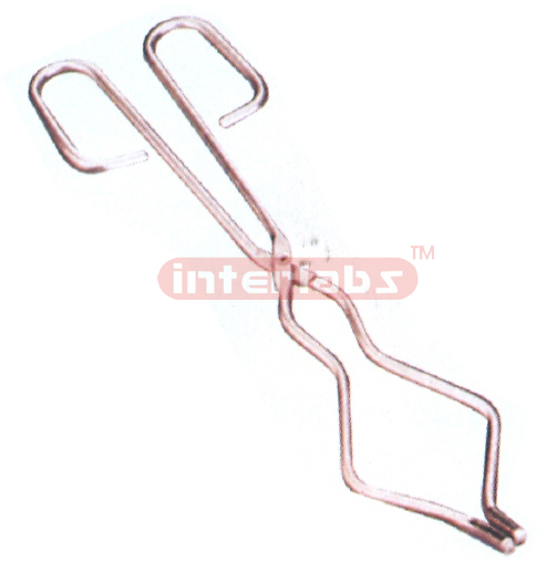 CRUCIBLE TONGS - Stainless Steel with Bow